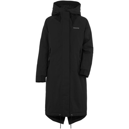 Didriksons Alicia Women's Parka Long Women synthetic-lined parkas Black 46