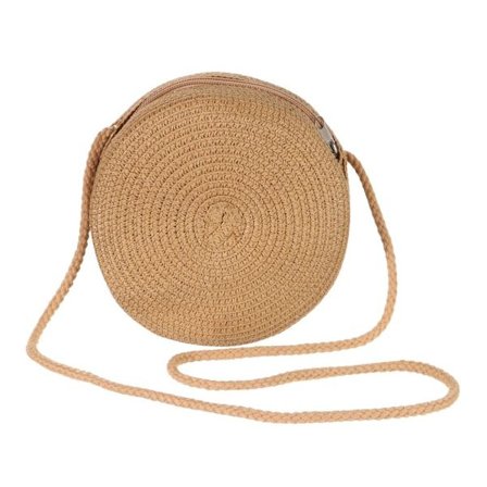 Halmtaske Halmtaske KHAKI