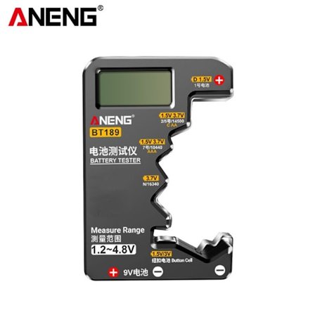 Batteritester Batteridetektor SVART