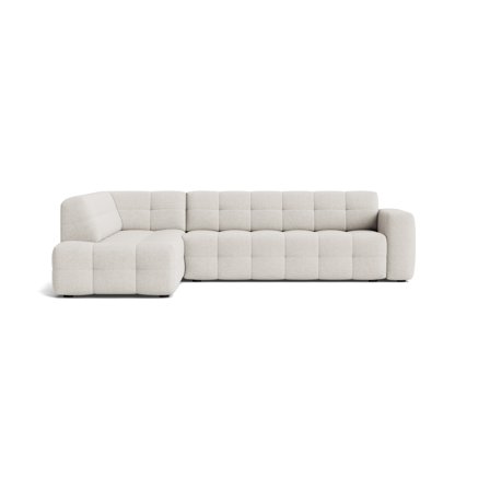 Paris Hjørnesofa, venstrevendt - Modesto Creme - 294x220x77cm - Elegant & Robust Design, Uovertruffen Komfort - Perfekt til Stuen