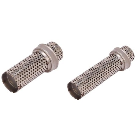 2 kpl 51mm Universaali moottoripyörän pakoputken äänenvaimennin Db Killer-äänenvaimennin Melun poistaja Mesh Db K