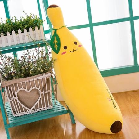 Banan plysj dukke stor tegneserie utstoppede leker myk pute ornament gave til - Perfet