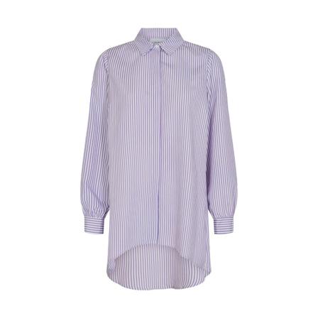 Liberté Ulrikke Long Shirt Lilla, Dame Skjorter, Størrelse: 2XL