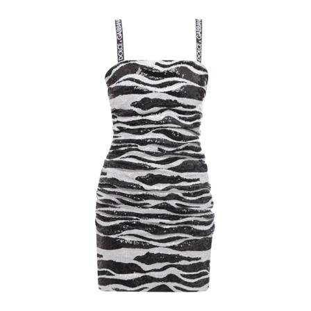 Dolce & Gabbana Dress F6Acptflsfs , Zwart , Dames , Maat: XS Casual jurken