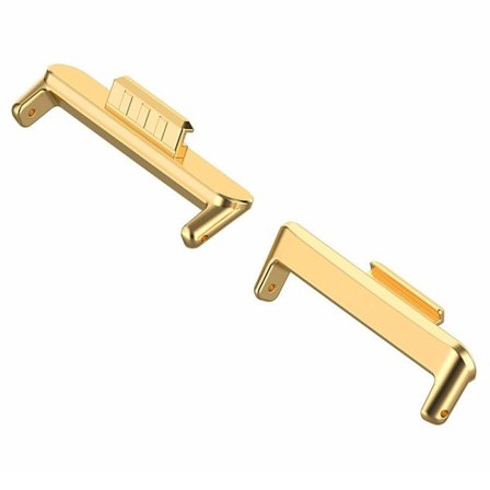 1 par Huawei Watch Fit 3 klockarmband metallanslutning 20 mm adapter för anslutning av armband - Guld