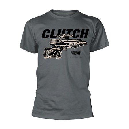 Clutch Unisex Adult Pure Rock Wizards T-Shirt S Grå