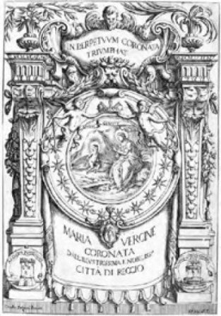 Maria Vergine Coronata (rist. anast. Reggio Emilia, 1675) Giacomo Certani