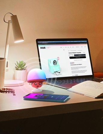 Mobility On Board Mega Mush Speaker - Red - Multi/patterned - ONE SIZE