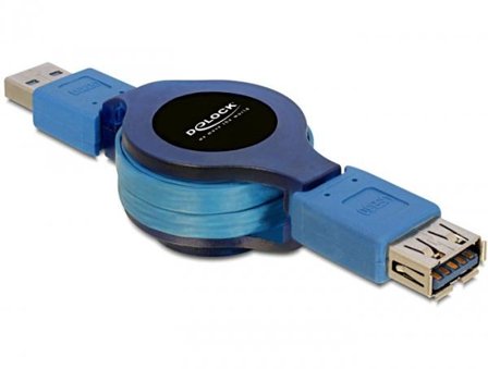 Delock USB-kabel - USB-type A til USB-type A - 1.2 m