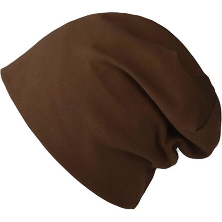 Slouch Beanie Hat för kvinnor och män i bomullstrikå - Unisex mössa - Elastisk mössa