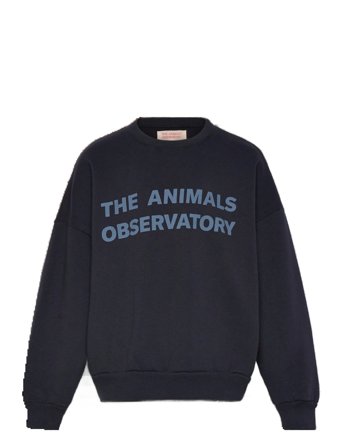 THE ANIMALS OBSERVATORY Navy Leo Sweatshirt - Navy - 8 Y