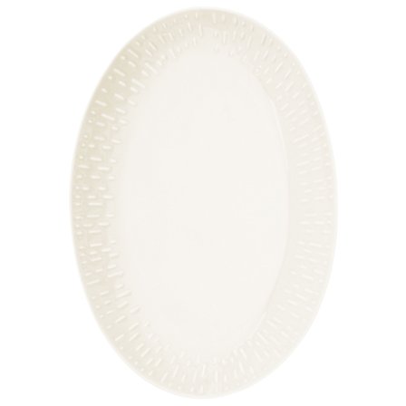 Aida Confetti ovalt fat 36 × 25,5 cm, vanilla | Dukning & Servering > Serveringsskålar > Serveringsfat | Bagaren och Kocken