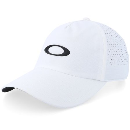 Oakley - Vit unconstructed Keps - Take Pro White A-frame Dad Cap @ Hatstore