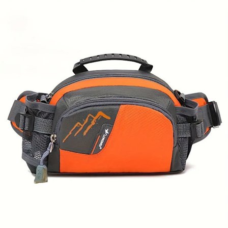 Funktionel udendørs taske til taljen, transportabel taske til taljen med flere lag