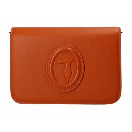 Trussardi, Shoulder Bags Oranje, Dames, Maat:ONE Size