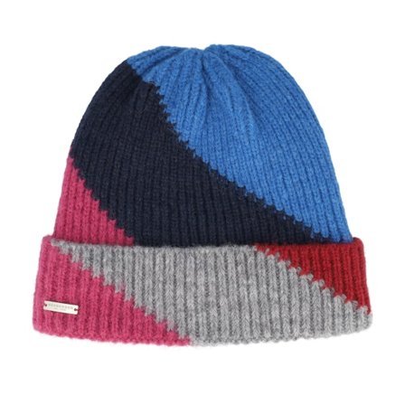 Seeberger - Multi knit Beanie - Kitted Beanie Multi Cuff @ Hatstore