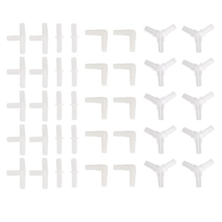 Plast Akvarium Luftpump Slanganslutningar Akvarium Luftanslutningsrördelar