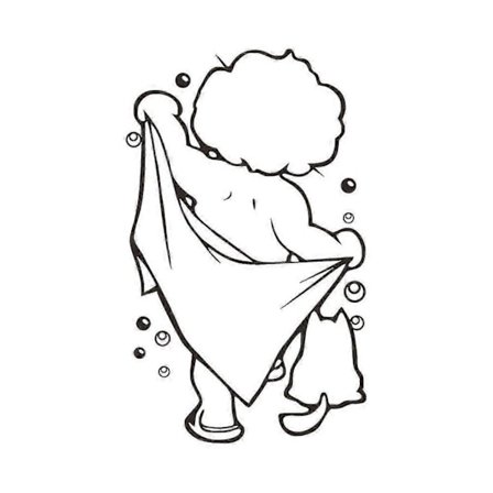 Aftagelige Brusebad PVC Vandtætte Hjem Værelse Dekoration Vægmærkater Toilet Dør DIY Sjovt Badeværelse Glasmærkat -HK908