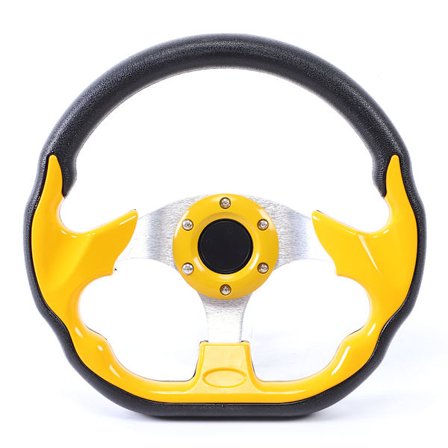 320mm/12,5 tuuman urheiluautojen ohjauspyörä äänitorvin alumiini PVC yleinen lisävaruste