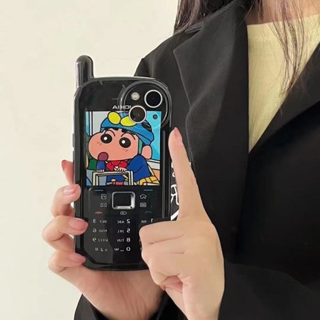 IC Retro tecknad Xiaoxin iPhone13/14 Pro Max mobiltelefonskal Style B iPhone 14 Plus