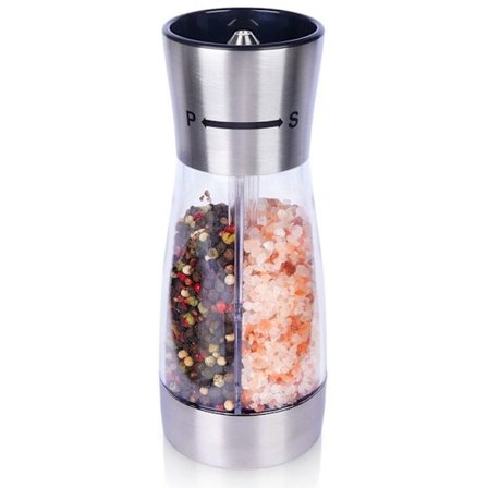 Kryddkvarn - Orion - Rostfritt stål - Dubbel - 18 cm