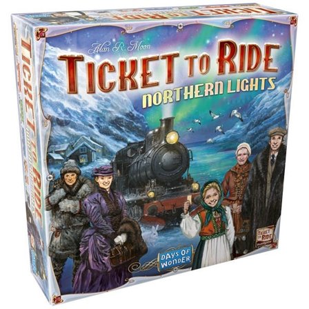 Sällskapsspel Ticket To Ride, Nordic Northern Lights, Nordic