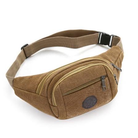 Mænd kvinder Fanny Pack taljetaske One-Skulder Outdoor Casual Canvas Multifunktionel rygsæk Crossbody mænd Army Green Garden bid Other