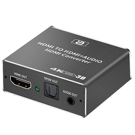 HDMI-ääniliitin HDCP CEC + Optinen TOSLINK SPDIF + 3,5 mm RCA-äänimuunnin 4K x 2K 3D HDMI Au-XM4-