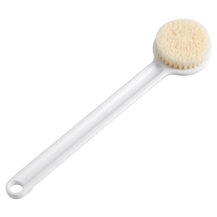 Torrborstningsborste för Kropp, Badborste med Långt Handtag, Skonsam Ryggborste, Peelingmassage, Förbättrar Blodcirkulationen, Cellulitbehandling