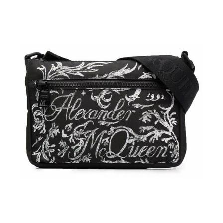 Alexander McQueen Bags Sort, Herre Tasker, Størrelse: ONE Size