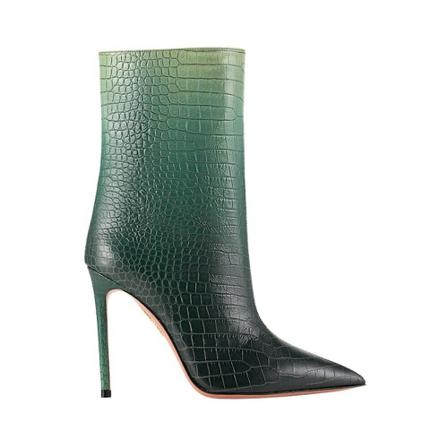 Aquazzura, Heeled Boots Groen, Dames, Maat:35 EU