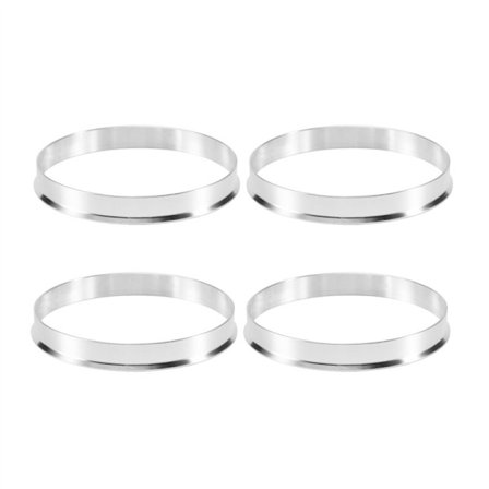 4 x Universal Aluminium Navring Hjulspacere 74.1mm O/D 72.6mm I/D
