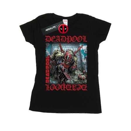 Marvel Womens/Ladies Deadpool Here Lies Deadpool Bomull T-shirt