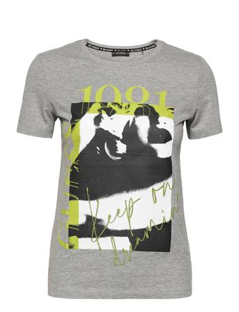 Ss Cn 1981 Tee Grey GUESS Jeans