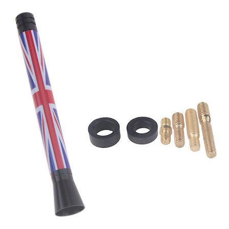 Universaali Koristeellinen Kattomast Antenni Kansallinen Lippu Kuvio Lyhyt Stubby Antenni Mini Cooper S Jcw R55 R56 R57 R60 F55 F56