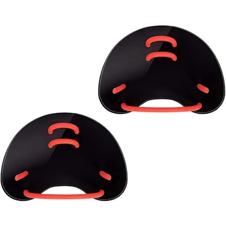Vuxen Unisex Tekniska Paddlers Simning Scuba Tunna Handfenor Pool Simning Paddel, Svart