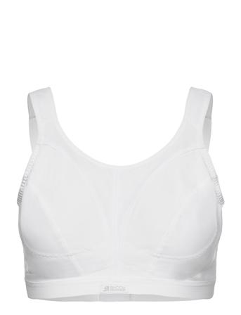 Active D+ Classic Support Bra Lingerie Bras & Tops Sports Bras - ALL Hvid Shock Absorber