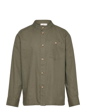 Tnmark L_S Shirt Khaki The New
