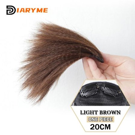 Syntetisk texturerad Perm Hårdyna Hårförlängningsklämma i håret Osynliga hårkuddar ovanför hårstrån Öka hårets volym Peruker