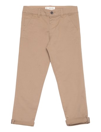 Mango Cotton Chinos - Beige - 92