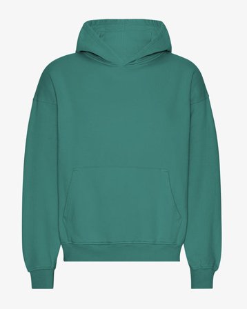 Organic Oversized Hood - Pine Green - Male - S