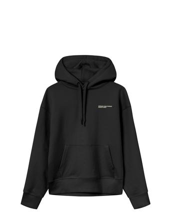 Relaxed Heavy Offcourt Hoodie Hettegenser Genser Svart Cuera*Betinget Tilbud