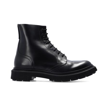 Adieu Paris Leather ankle Støvler Sort, Herre, Størrelse: 42 EU