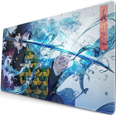 Paris_Stor musemåtte, udvidet spillemusemåtte med skridsikker base, tastaturmåtte, skrivebordsmåtte 24 " x 11,8 " tommer, anime musemåtte