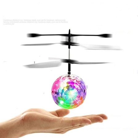 LED Flygande Boll Leksak | Hand Sensor Kristallkula | USB Uppladdningsbar med Fjärrkontroll
