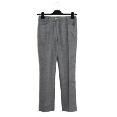 Chanel Vintage Pre-owned Cashmere underdele Grå, unisex Vintage Bukser