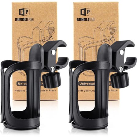 2-pakning Universal Koppholder for Barnevogn/Trille, Justerbar Flaskeholder_tfrf
