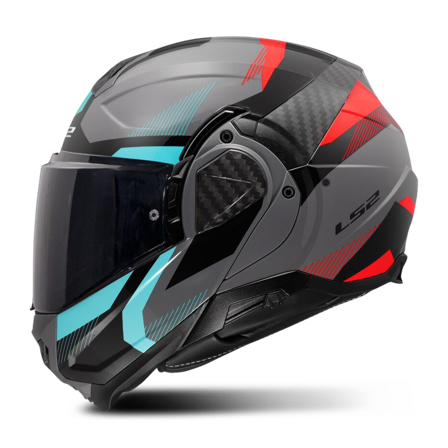 LS2 FF910 Advant II Öppningsbar Hjälm Nardo Grey M