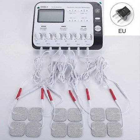 Elektrostimuleringsplåster Fysioterapi Tens Kroppsmassager 6 Utgångskanaler Digital Multifunktionell Avslappning Elektroakupunktur