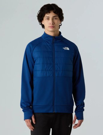 The North Face M Reaxion 2.0 Fleece Hybrid Full Zip Jac - Blue - XL